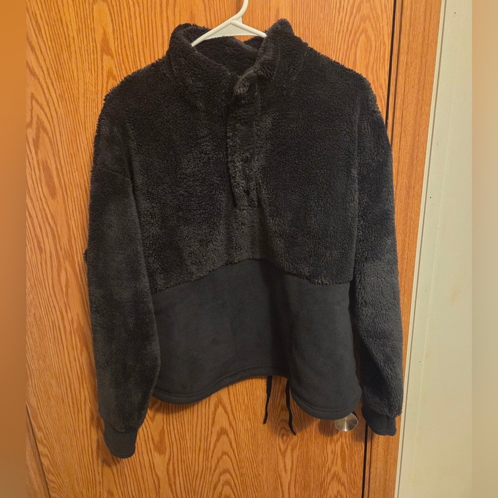 All In Motion Quarter-snap Fleece Pullover Large Women's NWOT